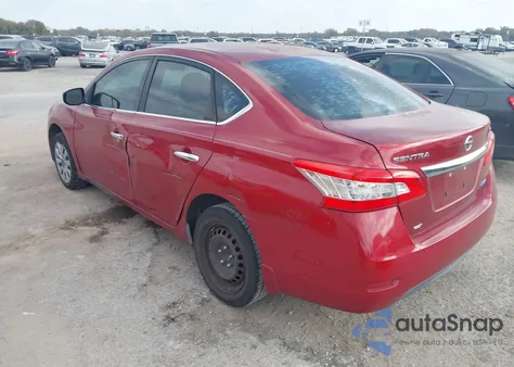 2014 Nissan Sentra Sv из США, поврежденный, VIN 3N1AB7AP4EY328024